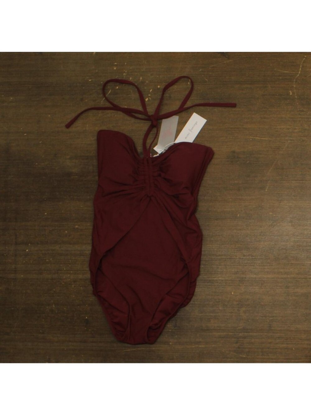 Mimi Flamingo Womens Soleil Solids Luma One Piece Swimsuit 900050226 Henna Red 4